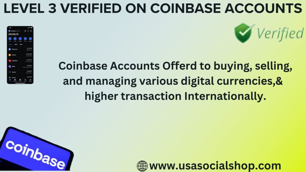 Buy Verified Coinbase Accounts With Documents, All Countries Real Gmail Uses, SNN, Router number, Driving license, Passport & Selfie verified Coinbase 