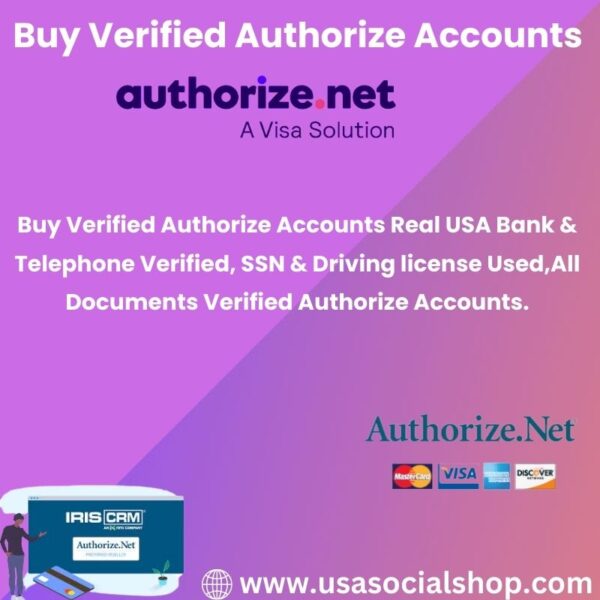 Buy Verified Authorize Accounts