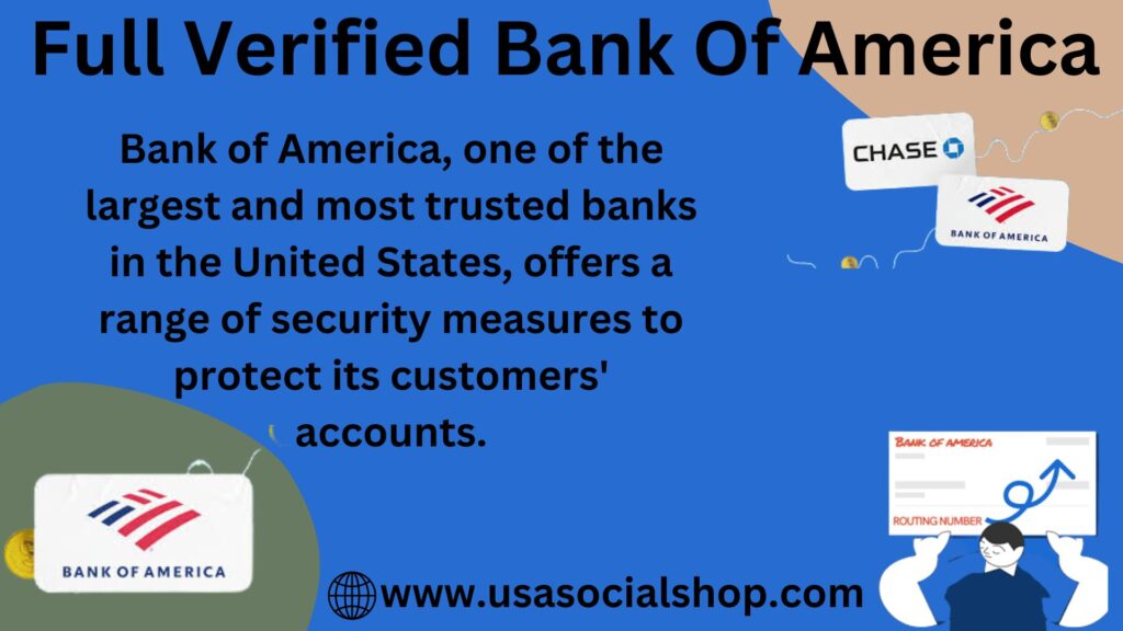 Buy Verified Bank Of America Accounts