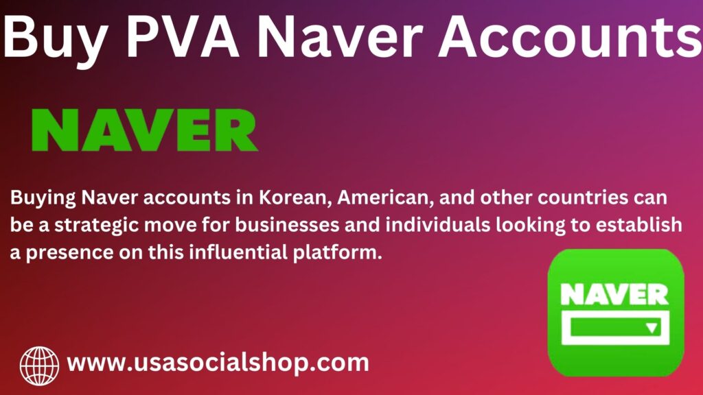 Buy Naver Accounts 