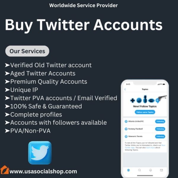 Buy Twitter Accounts